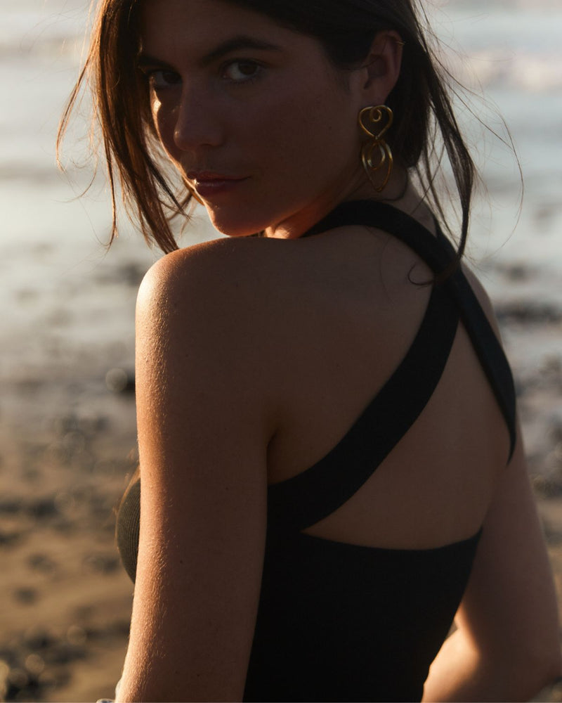 Body noir dos nu sexy