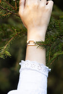 Bracelet Arche - Damier Bleu Marine Et Beige