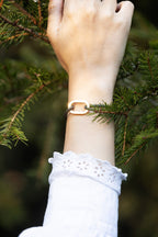 Bracelet Arche - Bleu Marine & Beige