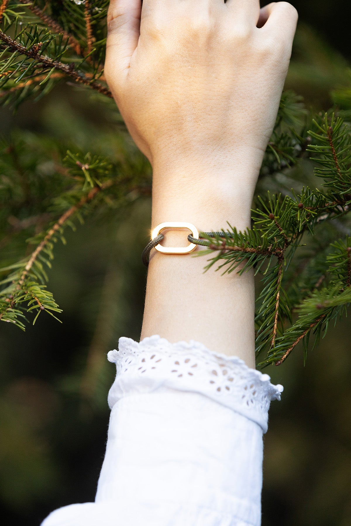 Bracelet Arche - Bleu Marine & Beige
