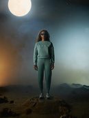 Sweat-Shirt Agda - Gris Jade/Blanc Cassé - Femme