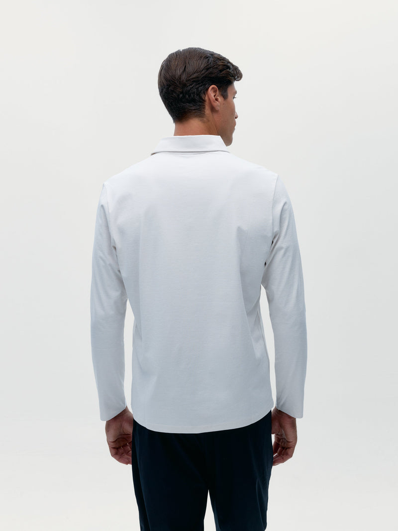 Camiseta-Polo-Maroni-Blanco-Tiza - Hombre