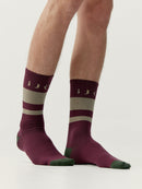 Calcetines Eume - Cereza Negra - Mujer