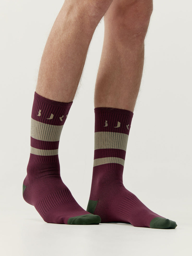 Calcetines Eume - Cereza Negra - Mujer