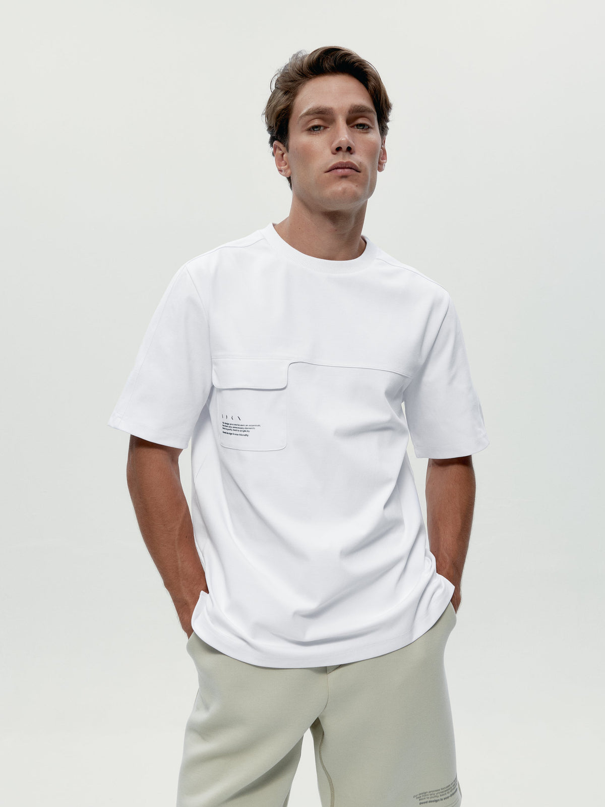 T-Shirt Tirreno - Weiß - Herren