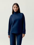 Sweat Thashi - Bleu Marin - Femme