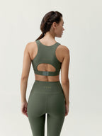 Top Isla - Kaki Blad - Dames