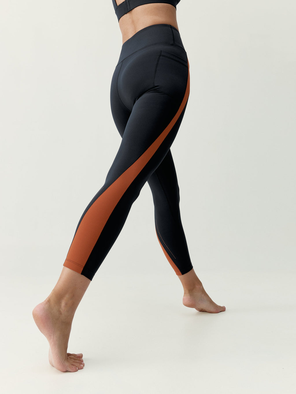 Leggings Tao - Noir/Bombay - Dame