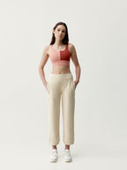 Egan Trousers - Straw - Women
