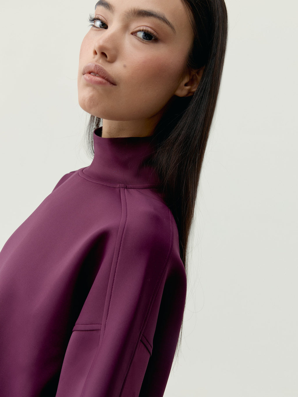 Sweater Thashi - Beetroot - Dames