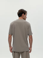 T-shirt Dan - Taupe - Herre