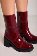 Bottines Poppy - Rouge