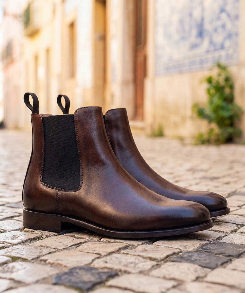 Bottines Chelsea - Marron