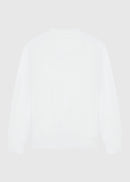 Jersey de bouclé con cuello redondo - Crudo