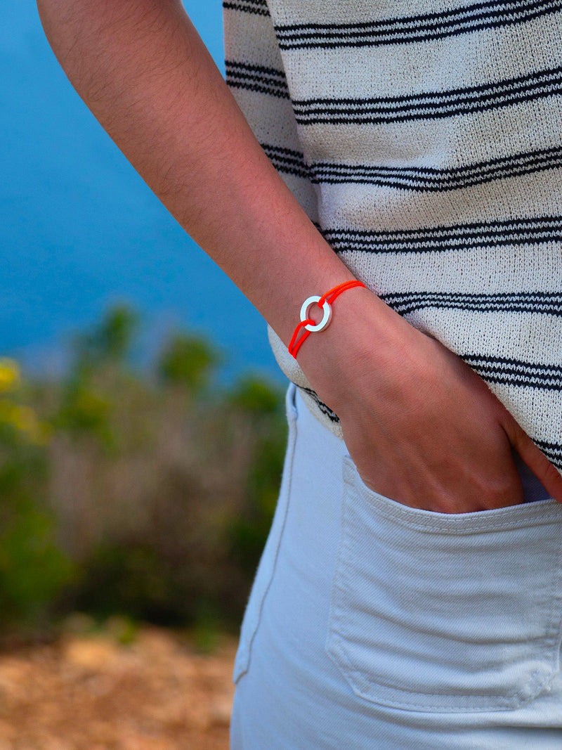 Bracelet Boucle - Orange Fluo