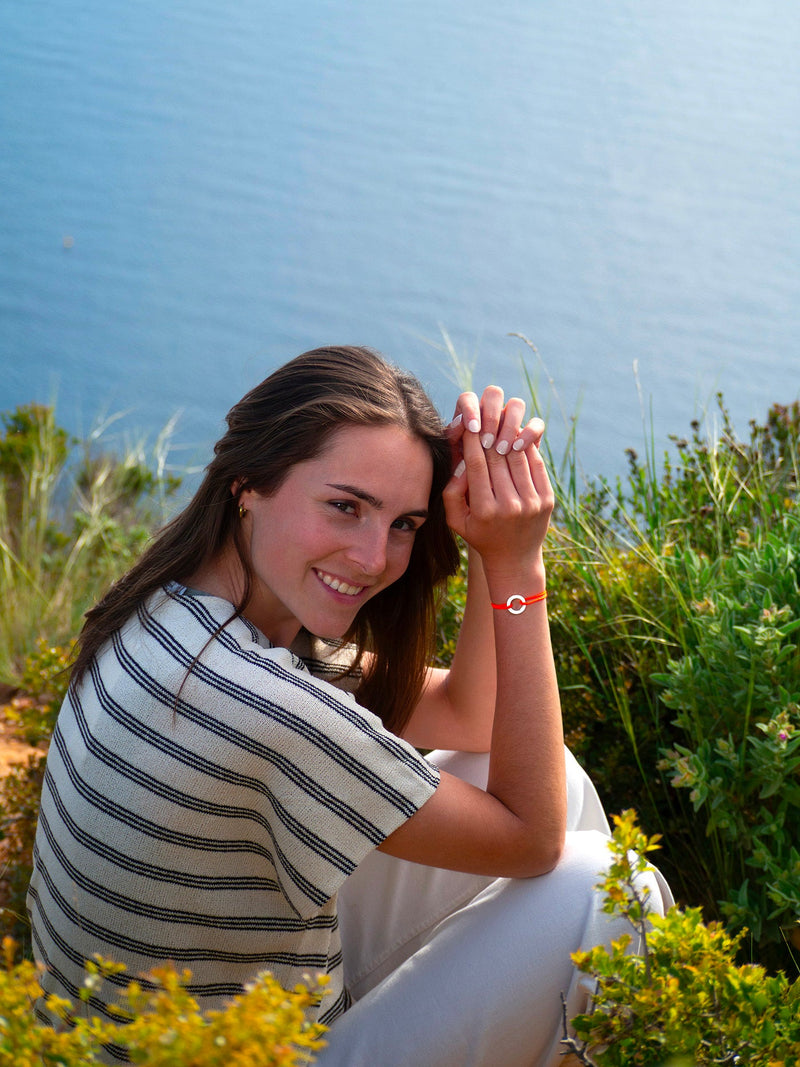 Bracelet Boucle - Orange Fluo