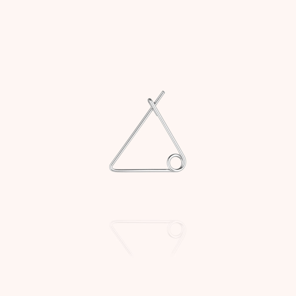 Boucle d'Oreille Homme Eddy Individuelle — finition artisanale du bijou
