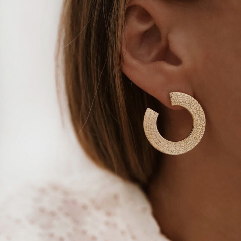 Boucles D'Oreilles Jude - Doré