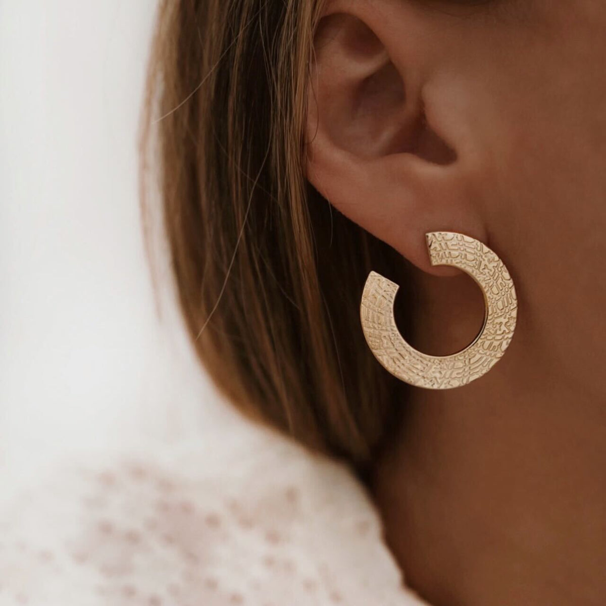 Boucles D'Oreilles Jude - Doré