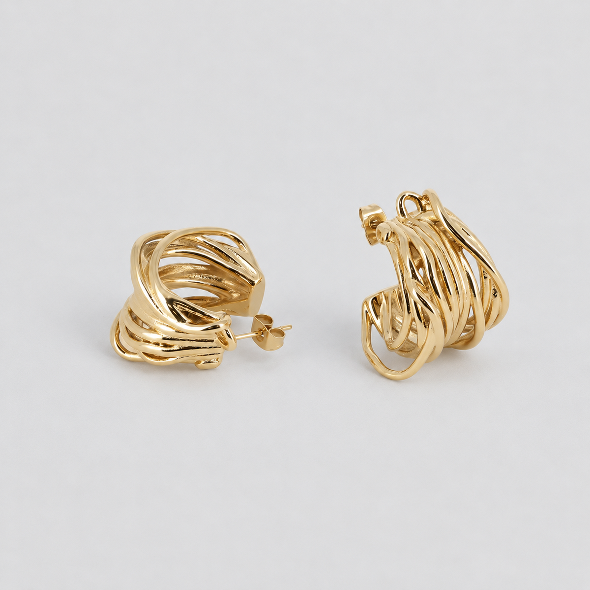 Boucles D'Oreilles Niki - Doré