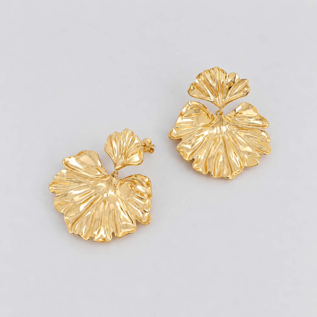 Boucles D'Oreilles Siméa - Doré