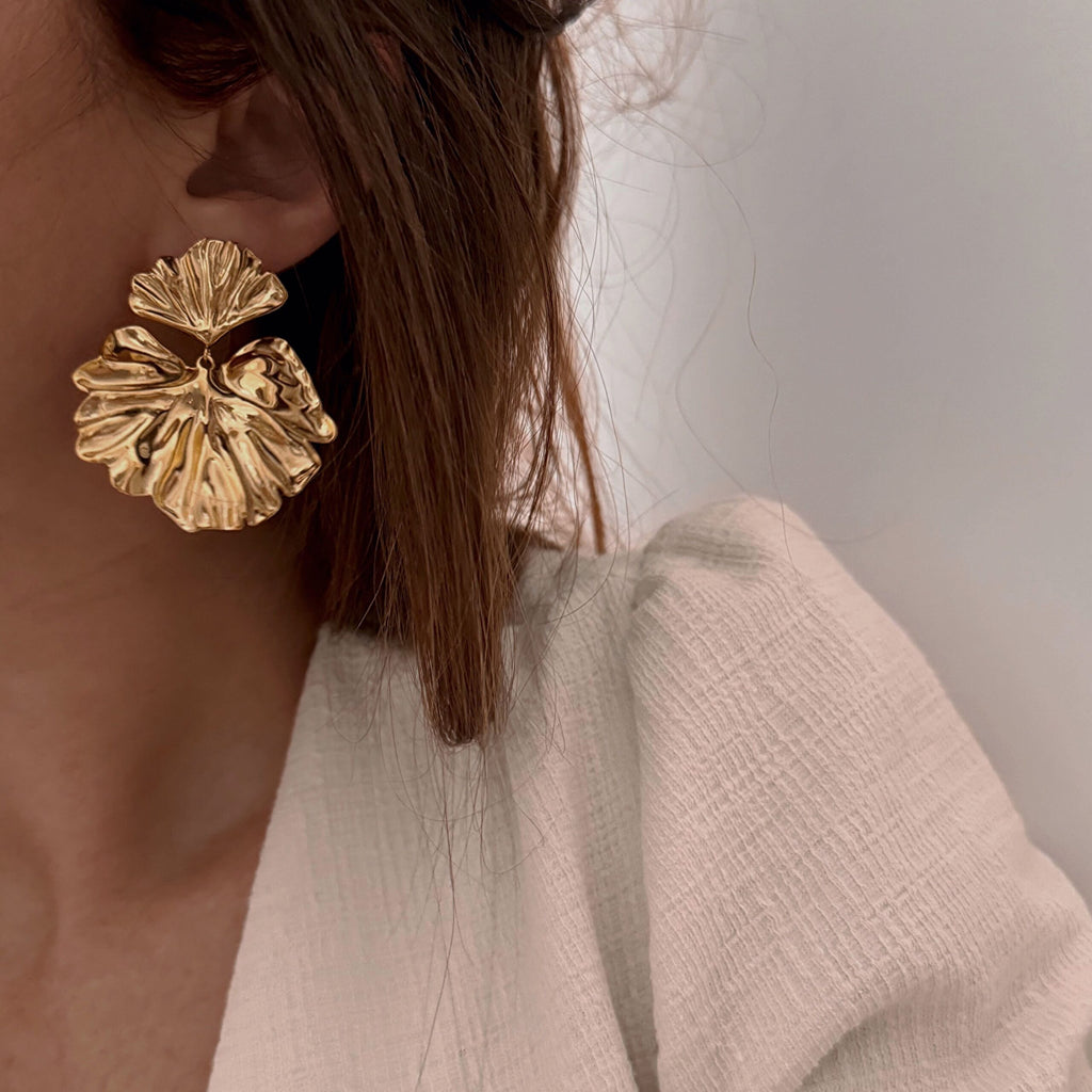 Boucles D'Oreilles Siméa - Doré