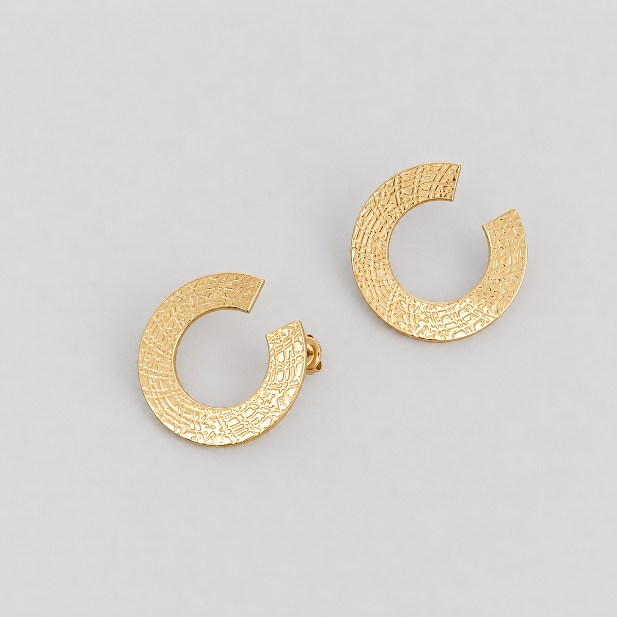 Boucles D'Oreilles Jude - Doré