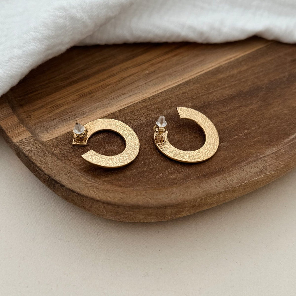 Boucles D'Oreilles Jude - Doré