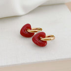 Boucles D'Oreilles Misha - Rouge