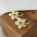 Boucles D’Oreilles Cléo - Doré - Beige