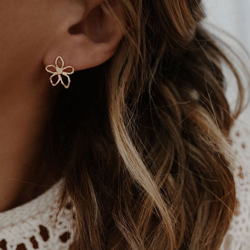 Boucles D'Oreilles Aéna - Doré