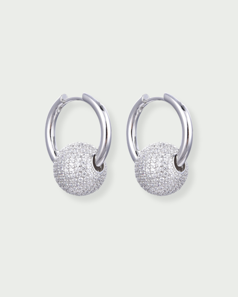 Boucles D'Oreilles Atlas - Blanc