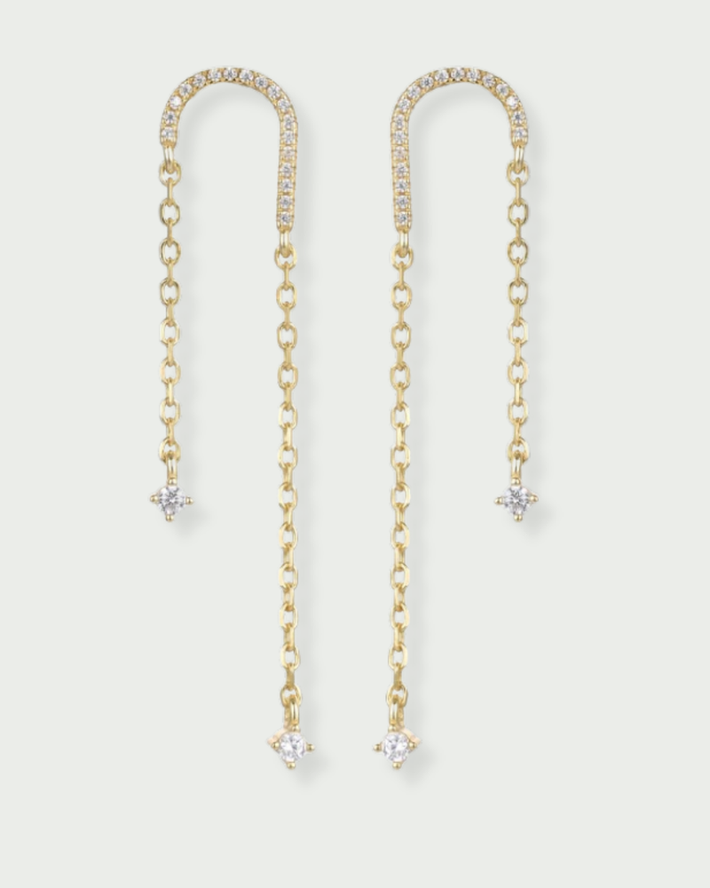 Boucles D’Oreilles Céleste - Doré