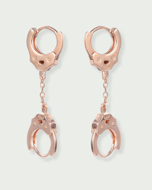Boucles Menottes - Rose