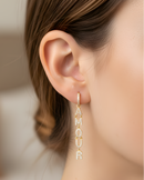 Boucles Pendantes Amour - Doré