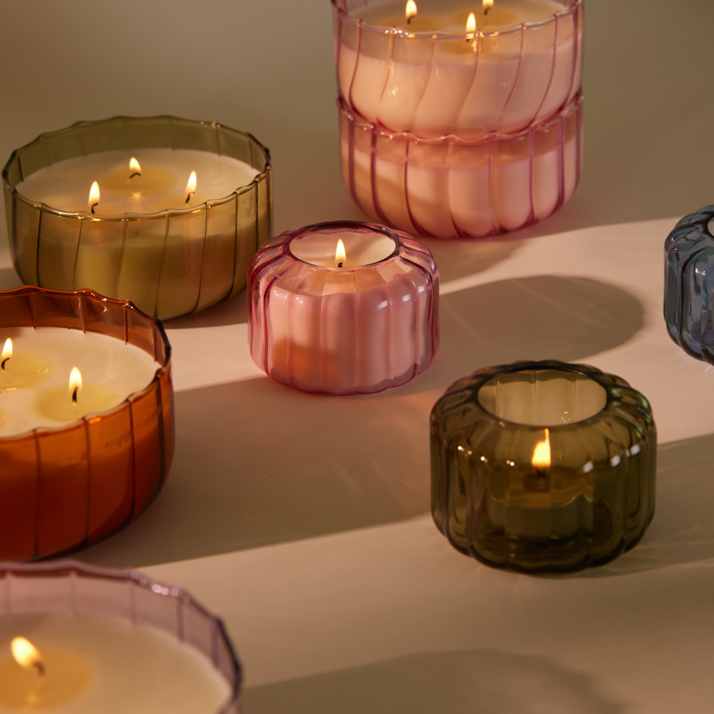 Vela aromática colección tealight portavelas