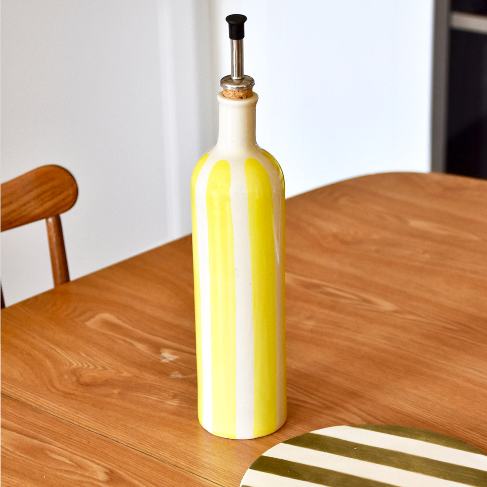 Oil Bottle - Yellow Linhas