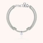 Bracelet Cordon Ciré Personnalisé Homme en argent sterling 925 — façonné à la main à Paris