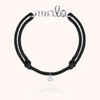 Bracelet Cordon Ciré Personnalisé Homme en argent sterling 925 — bijou durable garanti à vie