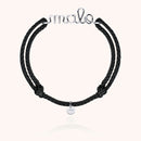 Bracelet Cordon Ciré Personnalisé Homme en argent sterling 925 — bijou durable garanti à vie