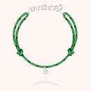 Bracelet Cordon Knot Personnalisé Homme — gros plan sur le fermoir, argent sterling 925