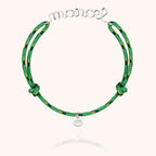 Bracelet Cordon Knot Personnalisé Homme — gros plan sur le fermoir, argent sterling 925