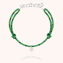 Bracelet Cordon Knot Personnalisé Homme — gros plan sur le fermoir, argent sterling 925