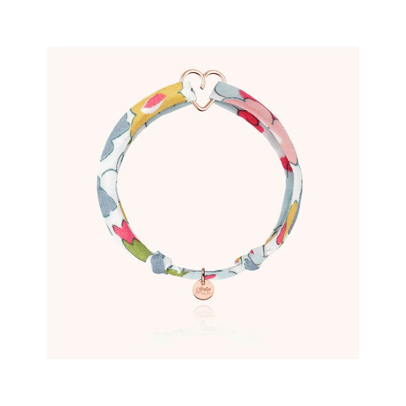 or rose laminé - winter porcelaine