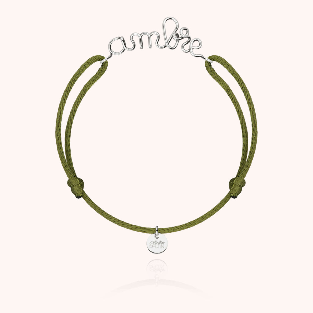 Bracelet Cordon Original Personnalisé personnalisable — idée cadeau bijou personnalisé