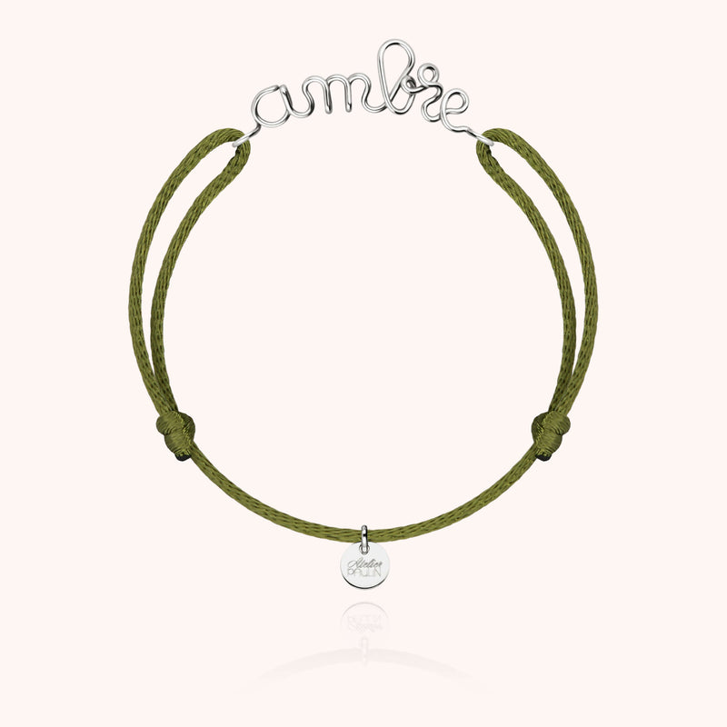 Bracelet Cordon Original Personnalisé personnalisable — idée cadeau bijou personnalisé
