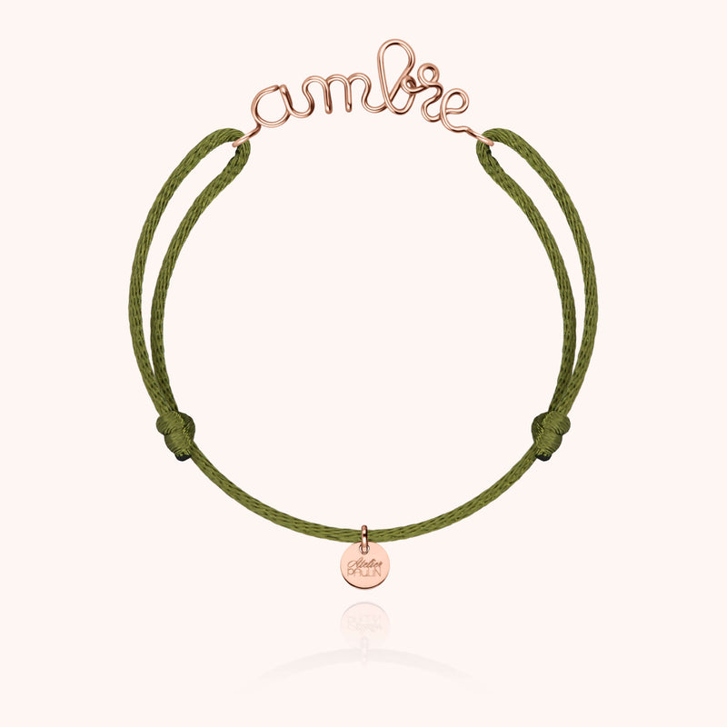 Bracelet Cordon Original Personnalisé personnalisable — cadeau de luxe artisanal