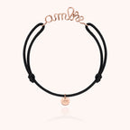 Bracelet Cordon Original Personnalisé en or rose laminé — garantie à vie Atelier Paulin