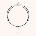 Bracelet Cordon Réfléchissant Personnalisé en argent sterling 925 — fabriqué à la main à Paris