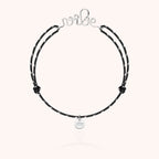 Bracelet Cordon Réfléchissant Personnalisé en argent sterling 925 — fabriqué à la main à Paris